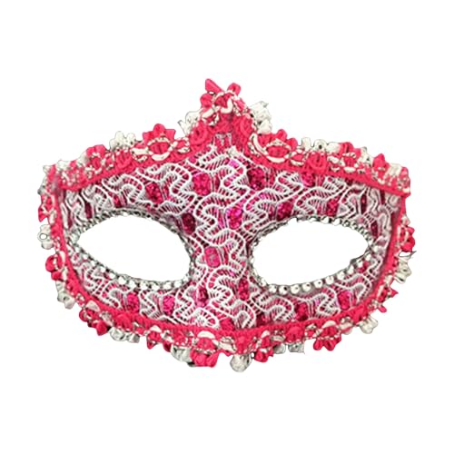 AaaozKjie Venezianische Maske Damen Elegante Schwarz Spitze Maske Fasching Party Kostüm Cosplay Venezianische Maske Damen Lace Maskenball Maske von AaaozKjie