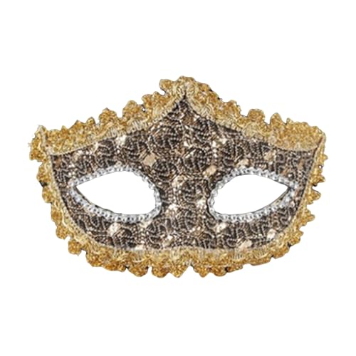 AaaozKjie Venezianische Maske Damen Elegante Schwarz Spitze Maske Fasching Party Kostüm Cosplay Venezianische Maske Damen Lace Maskenball Maske von AaaozKjie