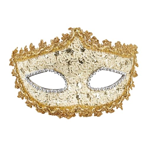 AaaozKjie Venezianische Maske Damen Elegante Schwarz Spitze Maske Fasching Party Kostüm Cosplay Venezianische Maske Damen Lace Maskenball Maske von AaaozKjie