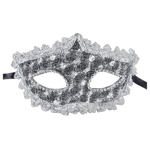 AaaozKjie Venezianische Maske Damen Elegante Schwarz Spitze Maske Fasching Party Kostüm Cosplay Venezianische Maske Damen Lace Maskenball Maske von AaaozKjie