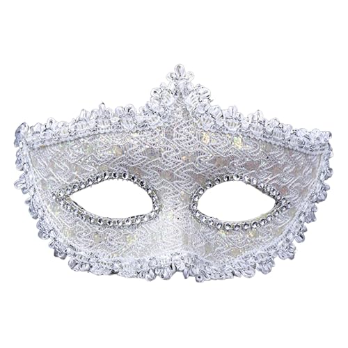 AaaozKjie Venezianische Maske Damen Elegante Schwarz Spitze Maske Fasching Party Kostüm Cosplay Venezianische Maske Damen Lace Maskenball Maske von AaaozKjie