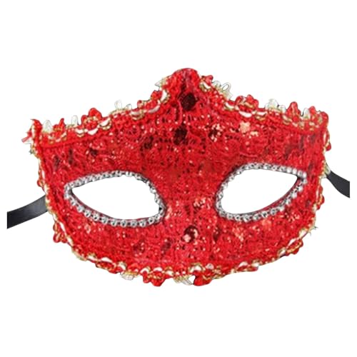 AaaozKjie Venezianische Maske Damen Elegante Schwarz Spitze Maske Fasching Party Kostüm Cosplay Venezianische Maske Damen Lace Maskenball Maske von AaaozKjie