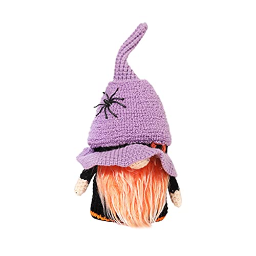 Aaoehiewp Halloween Dekoration Gestrickte Rudolf Puppe Faceless Puppe Ornament Spielzeug von Aaoehiewp