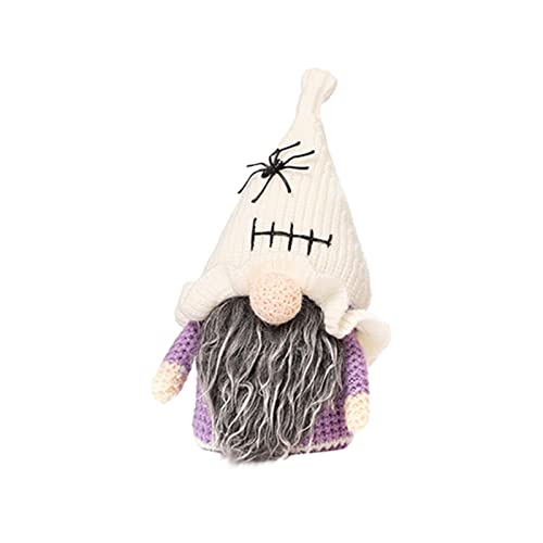 Aaoehiewp Halloween Dekoration Gestrickte Rudolf Puppe Faceless Puppe Ornament Spielzeug von Aaoehiewp