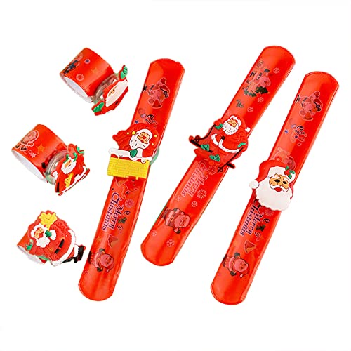 Aaoehiewp Santa Leuchtarmband Armband Kinder Weihnachtsdekoration Handgelenk Armband Weihnachtsfeier Dekorationen Kinder Armband Spielzeug von Aaoehiewp