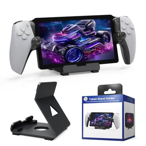 Stand Base Kompatibel mit Sony PlayStation Portal/Rog Ally/Steam Deck, Tablet Ständer Halter für PS Portal/Rog Ally/Steam Deck/Legion Go/Switch OLED/Switch Zubehör (Schwarz) von Aayahakawa