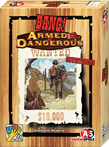 ABACUSSPIELE 38181 - BANG! - Armed & Dangerous , Erweiterung zum Bang! Westernkartenspiel von ABACUSSPIELE