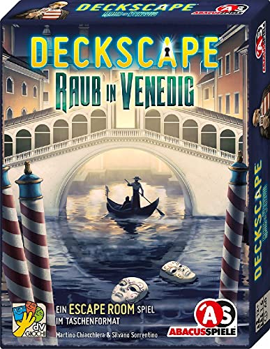 ABACUSSPIELE 38182 - Deckscape - Raub in Venedig, Escape Room Spiel, Kartenspiel von ABACUSSPIELE