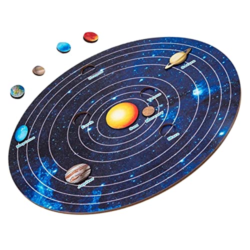 1 Satz Holz Sonnensystem Puzzle für Planeten Lernspielzeug für Vorschulkinder Motorische und Kognitive Fähigkeiten Fördern Montessori für Jungen und Kreativ und Lehrreich 1 Satz Holz Sonnensystem Puzzle für Planeten Lernspielzeug für Vorschulkinder Motorische und Kognitive Fähigkeiten Fördern Montessori für Jungen und Kreativ und Lehrreich von Abaodam