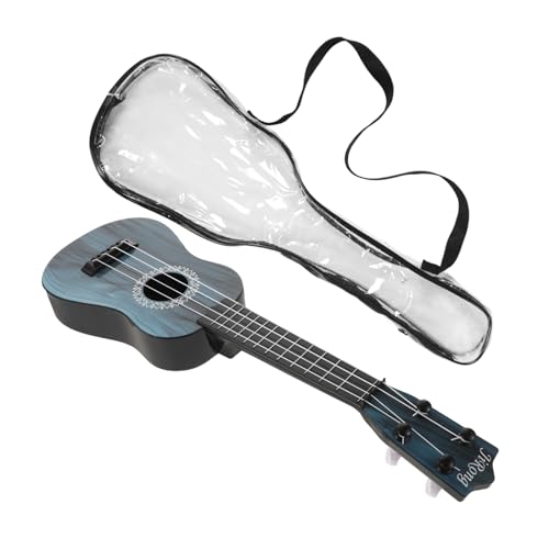 1 Satz Ukulele Spielzeug Mini-gitarrenspielzeug Für Kinder Mini-Ukulele Kindergitarrenmodell Kleinkind Musikinstrument Spielzeug Kleinkind Gitarre Kinder-Ukulele Plastik Sky-Blue Abaodam von Abaodam