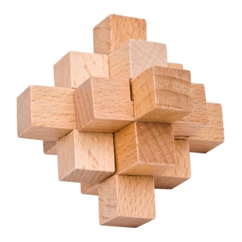1Satz Lu Ban Puzzle Schloss aus Holz Teiliges für Erwachsene und Fördert Geschicklichkeit und Logisches für DIY Partys und Stressfreies 1Satz Lu Ban Puzzle Schloss aus Holz Teiliges für Erwachsene und Fördert Geschicklichkeit und Logisches für DIY Partys und Stressfreies von Abaodam