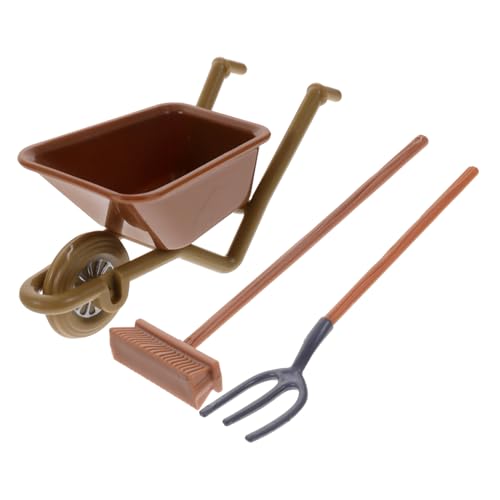 2 Sätze Mini Schubkarre Modell Teiliges für Puppenhaus und Garten Realistisches Zubehör für Modelle Sammler 2 Sätze Mini Schubkarre Modell Teiliges für Puppenhaus und Garten Realistisches Zubehör für Modelle Sammler von Abaodam