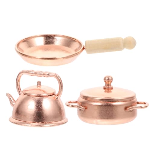 3 Stück Kochgeschirr Teilig Puppenhaus Zubehör für Kreative Dekoration und Layout für Mini Häuser und Mikrolandschaften 3 Stück Kochgeschirr Teilig Puppenhaus Zubehör für Kreative Dekoration und Layout für Mini Häuser und Mikrolandschaften von Abaodam