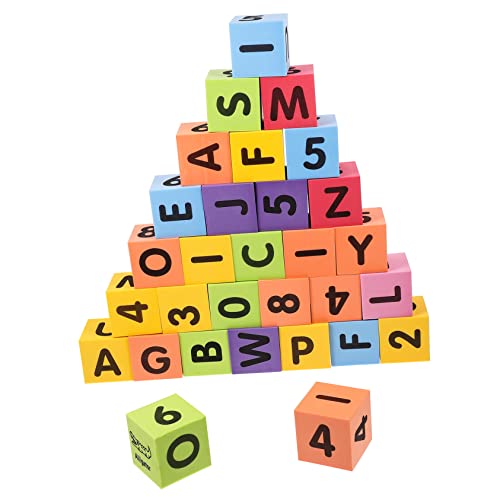 30 Stück Alphabet-Zahlen-Badeblöcke, lustiges Bad für pädagogisches Duschspiel zum Lernen und Badenuss 30 Stück Alphabet-Zahlen-Badeblöcke, lustiges Bad für pädagogisches Duschspiel zum Lernen und Badenuss von Abaodam
