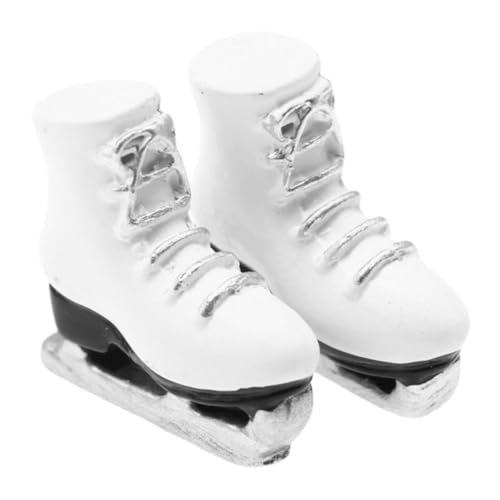 Abaodam 1 Paar Mini Eislaufschuhe für Puppen Realistische und Langlebige Miniatur Skates aus Harz für Puppenhaus Dekoration und Kreatives Rollenspiel Abaodam 1 Paar Mini Eislaufschuhe für Puppen Realistische und Langlebige Miniatur Skates aus Harz für Puppenhaus Dekoration und Kreatives Rollenspiel von Abaodam