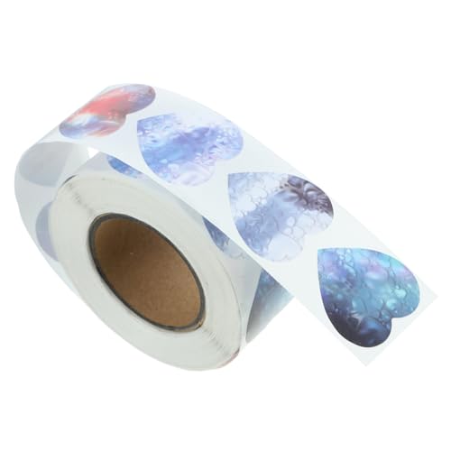Abaodam 1rolle Roll Heart Charm Sticker Kreative Valentinstagsaufkleber Für -projekte Hochzeiten Geschenkpacks Und Grußkarten Selbstklebende Herzen Für Romantische Dekorationen Abaodam 1rolle Roll Heart Charm Sticker Kreative Valentinstagsaufkleber Für -projekte Hochzeiten Geschenkpacks Und Grußkarten Selbstklebende Herzen Für Romantische Dekorationen von Abaodam
