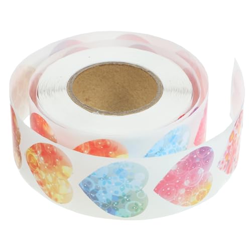 Abaodam 1rolle Selbstklebende Herzaufkleber Für -projekte Kreative Valentinstags Und Partydekoration Für Umschläge Geschenktüten Und Bastelarbeiten Abaodam 1rolle Selbstklebende Herzaufkleber Für -projekte Kreative Valentinstags Und Partydekoration Für Umschläge Geschenktüten Und Bastelarbeiten von Abaodam