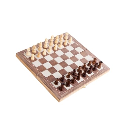 Abaodam 1 Satz 3 1 Faltschach Schach Aus Holz Hölzern Khaki von Abaodam