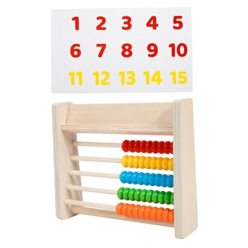 Abaodam Holzrechenbrett Zähltafel 1 Satz Abacus-ständerspielzeug Studenten Abakus Mathe-lern-abakus Abakus Im Vintage-Design Schulabakus Abakus Für Abakus Lernen Abakus-Tool Perlen Abakus Holz von Abaodam