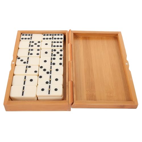 Abaodam 1 Satz Alte Domino- Domino-Spielsteine Domino-Bausteine Domino-Rennspiel familienspiele Family Games interessantes Domino-Spielzeug lustige Dominosteine Zubehör Plastik von Abaodam