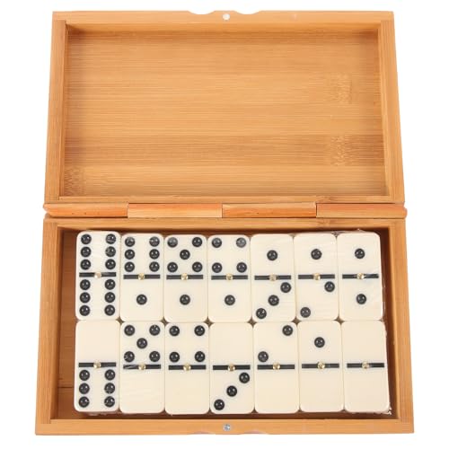 Abaodam 1 Satz Alte Domino- Spielzeug stapeln Domino-Brettspiele Domino-Spielzeug klassisches Brettspiel familienspiele Family Games lustige Dominosteine Domino-Rennen Plastik von Abaodam