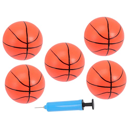 Abaodam 1 Satz Aufblasbarer Basketball Mini-Wasserball Kinderspielzeug Hüpfbälle Masse Mini-Spielzeug Spielzeug für Kinder Toys schlagball Basketball-Stressbälle aufblasbarer Ball PVC von Abaodam