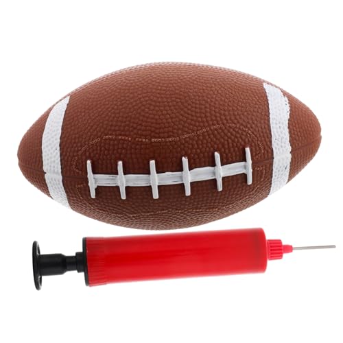 Abaodam 1 Satz Aufblasbares Rugby- Kinderspielzeug Fußball Spielsets Soft-Fußball Aufblasbarer Fußball Jugend Football PVC-Fußball Fußball aufblasbar Chocolate von Abaodam