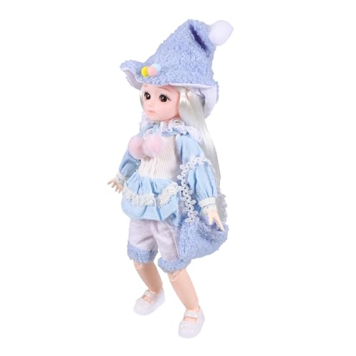 Abaodam 1 Satz BJD-Gelenkpuppe BJD Puppen Modepuppe Babypuppe Puppenkleidung Babys Puppen Süße Puppe Mini-Bjd-Puppe lebendige Puppe Kunststoff Sky-Blue von Abaodam