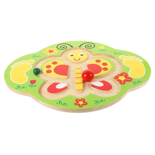 Abaodam 1 Satz Balanceboard Für Zappeln Aufkleber Matschig Planke Kinderspielzeug -Balance-Board Spiele Puzzle Kleinkind Flattern Sinnesspielzeug Für Schaukelwippe Holz von Abaodam