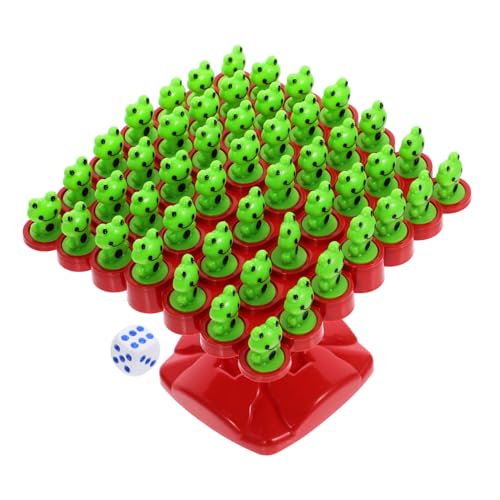 Abaodam Frosch- Für Kinder 2 Spieler Für Familienfeiern Frosch Balance Brettspiel Mit 50 Fröschen Und Für Und Erwachsene Ideal Für Desktop Spieleabende von Abaodam