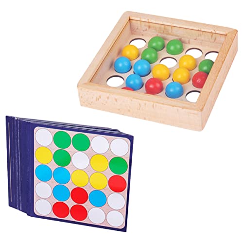 Abaodam 1 Satz Ball Holzspielzeug Rollperlen Aus Holz Rollende Perlen Für Schachbrettspiel Brettspielbälle Brettspiel- Fingerspitzenspielzeug Hölzern von Abaodam