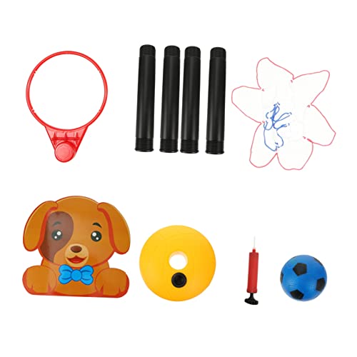 Abaodam 1 Satz Basketballständer für Outdoor- für Kleinkinder Basketballkorb Basketball Hoop Indoor Basketballspielzeug Mini-Ballreifen Basketball-Netz-Kit Plastik von Abaodam