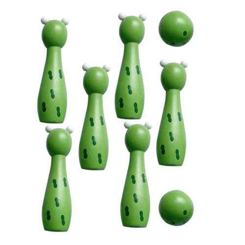 Abaodam 1 Satz Bowlingspielzeug für Bowling Indoor Pädagogisches für Bowlingkugel für Bowlingspiele für drinnen Buche Green von Abaodam