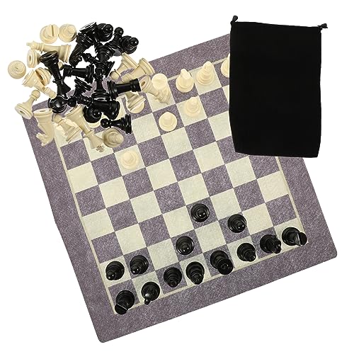 Abaodam 1 Satz Brettspiel magnetisches Schach magnetisches Spiel Dreiecksschachspiel Spiele interaktives Schachbrett boardgame Schach Versorgung Schachbrett Plastik von Abaodam