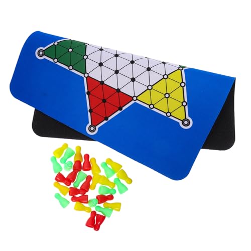 Abaodam 1 Satz Chinesische Dame Kinderschach Bretter Jumbo Brettspiele Schach-Timer Schachbrett Gummimatte spielbrett Schachspielset spielmatte Spielzubehör Zubehör für Schachspiele Stoff von Abaodam