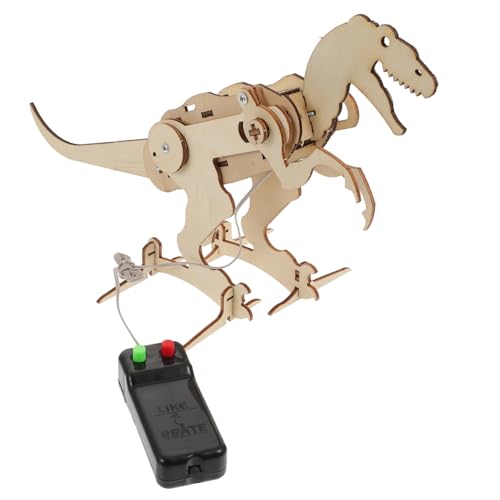 Abaodam 1 Satz DIY Tyrannosaurier Tyrannosaurus-Modellspielzeug mechanisches dinosauriermodell 3D-Puzzle sankastenspielsachen geldschrank kinderspielzeug lustiges Dinosaurierspielzeug Holz von Abaodam