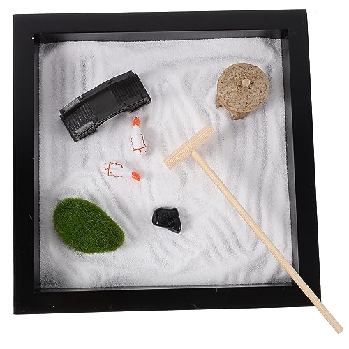 Abaodam 1 Satz Dekorationen aus Holz Ghibli Bonsai-Baum-Kit Terrarienset Zimmerdekoration Bausatz büro Dekoration Schreibtisch Dekoration Zen Garden Set Sandtischkunst Meditationsschmuck von Abaodam