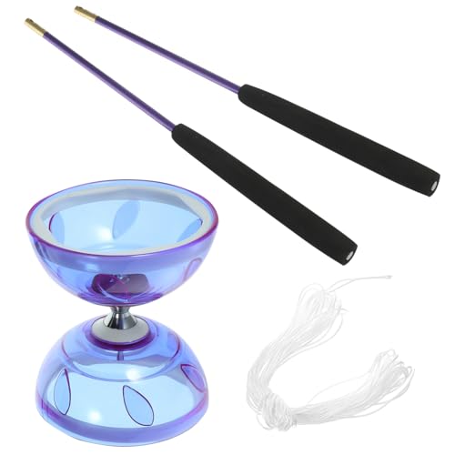 Abaodam Diabolo-Set Für Anfänger Chinesisches Einweglager Jonglierspielzeug Für Kinder Diabolo-stäbe Aus Kunststoff Zufällige Farbe von Abaodam