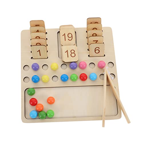 Abaodam 1 Satz Digitales kognitives Board Spielzeug spaß The Timber knobeln gefreih Kind Toys Rätsel Puzzles für Kleinkinder Unterrichtsmaterialien Geburtstagsgeschenk Lehrmittel hölzern von Abaodam