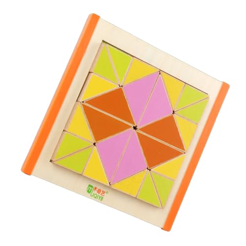 Abaodam 1 Satz Dreieck-Puzzle Spielzeug für Kleinkindspielzeug Kidcraft-Spielset Spielzeug stapeln Kinder Puzzle rätselbuch Kinder Toys for Puzzle-Spielzeug Spielzeug Holz von Abaodam