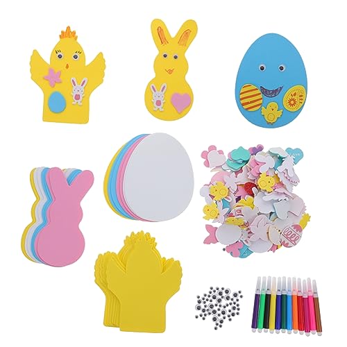 Abaodam 1 Satz Ei Dekoration bastelset für Ostern for Ostern Dekoration für DIY Ostern Dekoration Festival-Party-Zubehör Gastgeschenke für Ostern Stoff von Abaodam