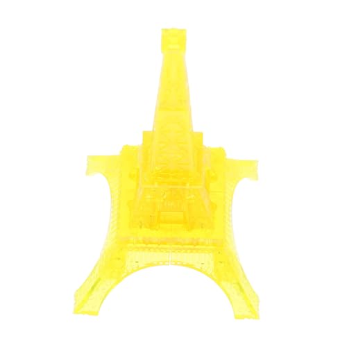 Abaodam 1 Satz Eiffelturm-bausteine 3D-Puzzle-Modell Rätsel Eiffelturm-Puzzle Kinderspielzeug Dekoratives 3D-Puzzle Puzzle Eiffelturm Puzzle-Spielzeug Eiffelturm 3D-Puzzle Plastik Yellow von Abaodam