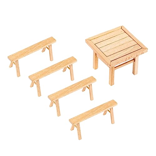 Abaodam 1 Satz Einsteck Und Zapfentische Und Stühle Kunst Und Bastelsets Tisch Und Stühle Modell Handmontiertes Kinderspielzeug Tisch Und Stühle Puzzle Zusammengebautes Aus von Abaodam