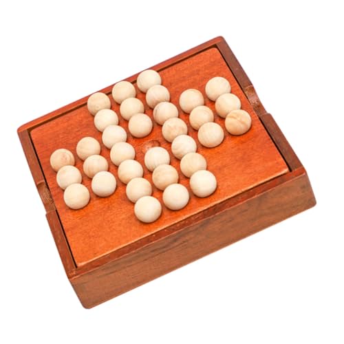 Abaodam 1 Satz Einzelnes Edles Schach Schachspiel Desktop-Spielzeug Chinesisches Schach Klassisches Spielzeug Schachbrett-familienspiele Lustiges Kinderschachperlenspielzeug Hölzern von Abaodam