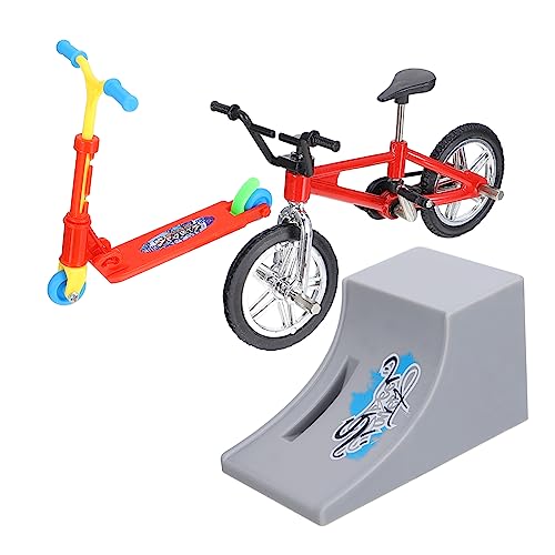 Abaodam 1 Satz Fingerrad Finger-Scooter-Spielzeug Heimtrainer Fingersportspielzeug Fingerscooter Roller Für Kinder Tragbares Fingerspielzeug Neuheit Fingerspielzeug Aluminiumlegierung Rot von Abaodam