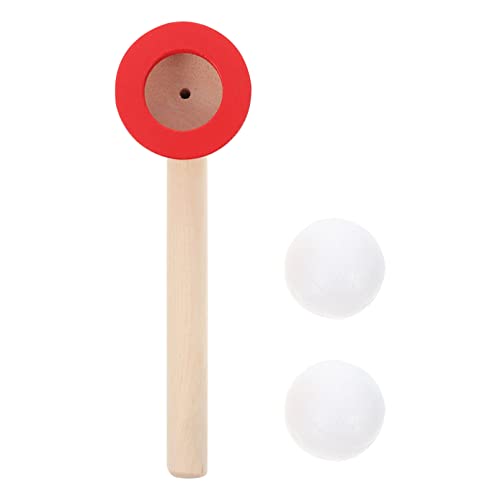 Abaodam 1 Satz Hängender Ball bläser Toys spielsachen für Toys for Sensory Toy Toys Toys Kid Toys blasende Spielsachen kreative Federbälle hölzern von Abaodam