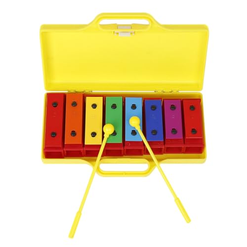 Abaodam 1 Satz Handpercussion Handklopfendes Musikspielzeug Musik Orff-Instrument Für Die Frühe Bildung Von Kindern Musikalisches Klopfspielzeug Schlaginstrument Metall von Abaodam