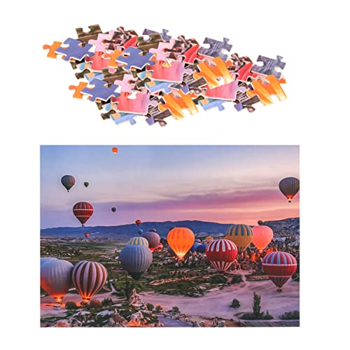 Abaodam 1 Satz Heißluftballon-Puzzle Würfel Kinderpuzzle Blase zappeln Bausatz one Piece Jigsaw Puzzle Puzzle Puzzle- für Erwachsene Puzzle für Erwachsene Papier von Abaodam