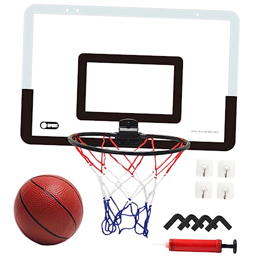 Abaodam 1 Satz Indoor-basketballkorb Mini-basketballball Spielzeug Für Kinder Interessantes Basketballspielzeug Tragbare Badewanne Für Kinder Kinderspielzeug Kinderkoffer Kinderbedarf PVC von Abaodam