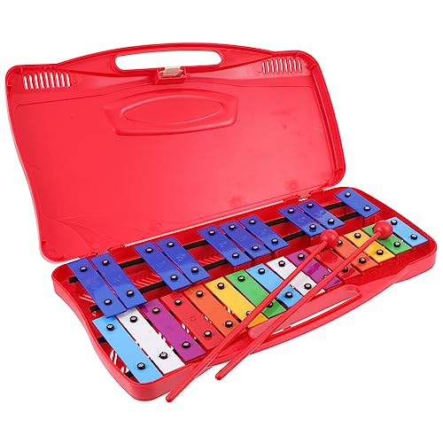 Abaodam 1 Satz Klavierspiel mit 25 Tönen Musikinstrument für Kinder Handklopf-Xylophon kinderinstrumente Kinder musikinstrumente Spielzeug Schlaginstrument Schlagzeug mit 25-Noten Plastik von Abaodam